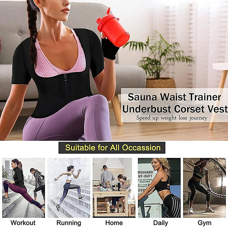 Sauna Sweat Bodyshaper - Short Sleeve
