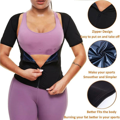 Sauna Sweat Bodyshaper - Short Sleeve