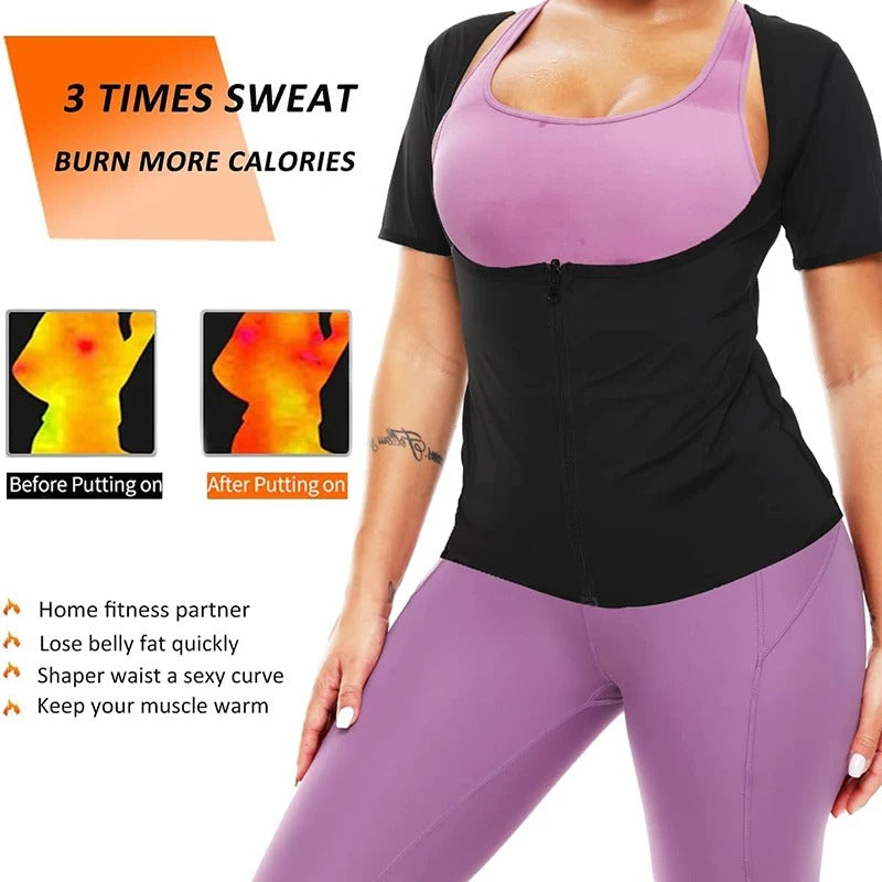 Sauna Sweat Bodyshaper - Short Sleeve