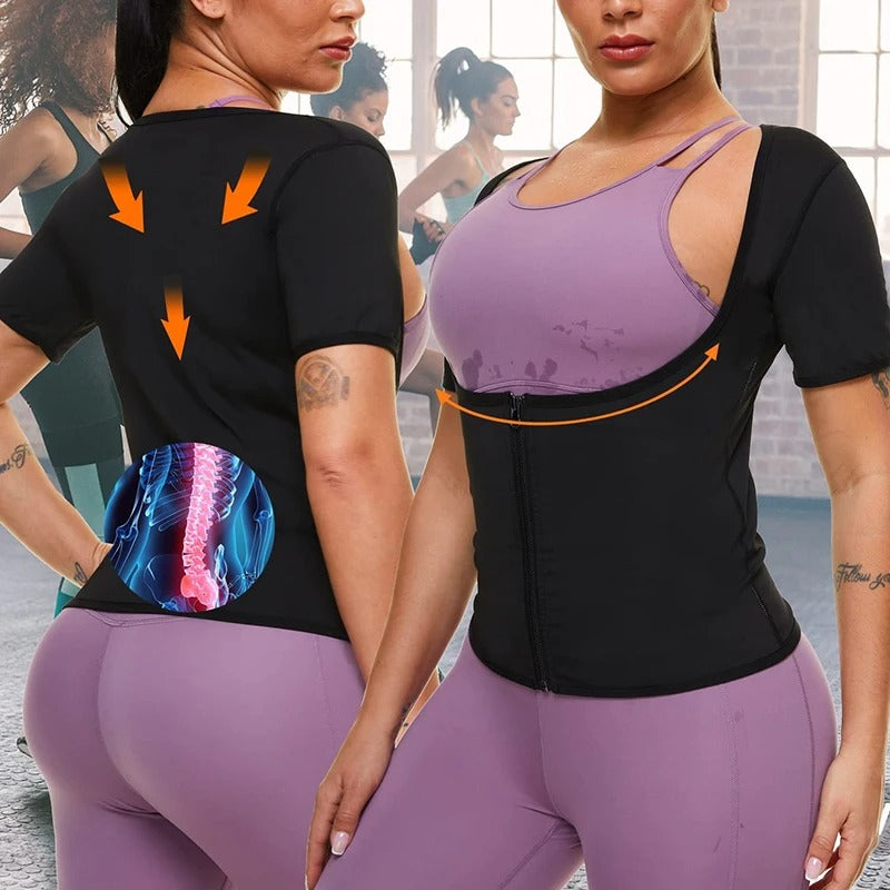 Sauna Sweat Bodyshaper - Short Sleeve